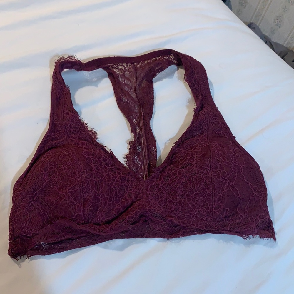 Maroon bralette